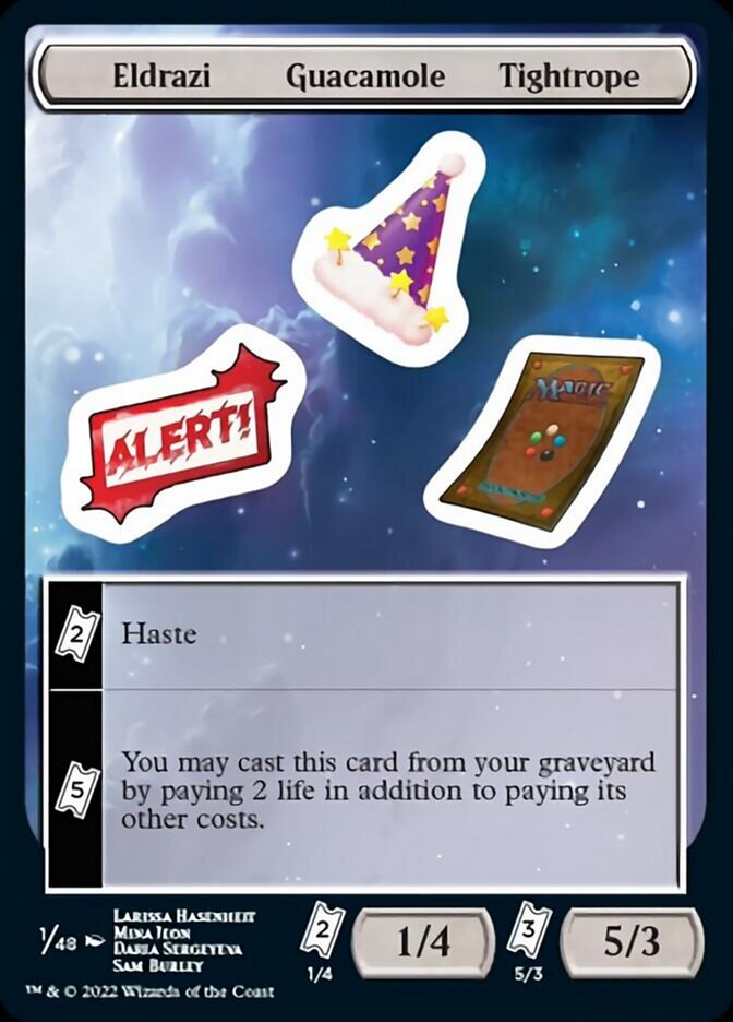 Eldrazi Guacamole Tightrope [Unfinity Stickers] | Good Games North
