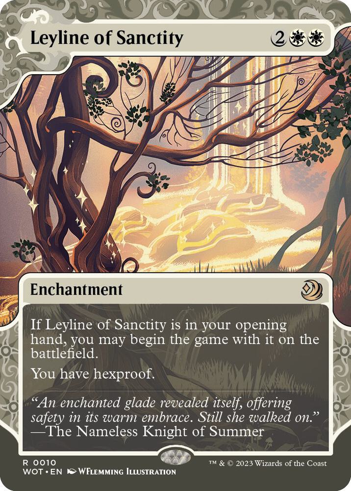 Leyline of Sanctity 10/63 (Wilds of Eldraine: Enchanting Tales)  - Showcase | Good Games North