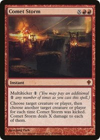 Comet Storm (Oversized) [Oversize Cards] | Good Games North
