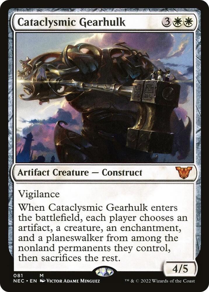 Cataclysmic Gearhulk (Commander: Kamigawa: Neon Dynasty)  | Good Games North