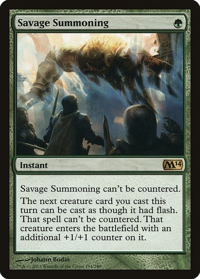 Savage Summoning (Magic 2014 (M14))  | Good Games North