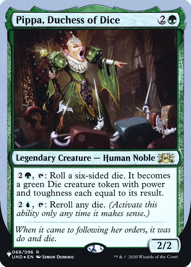 Pippa, Duchess of Dice (Unfinity Foil Edition) [The List] | Good Games North