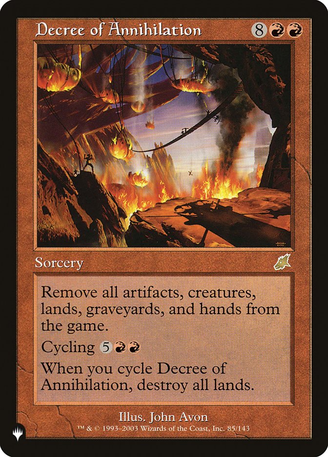 Decree of Annihilation [The List] | Good Games North