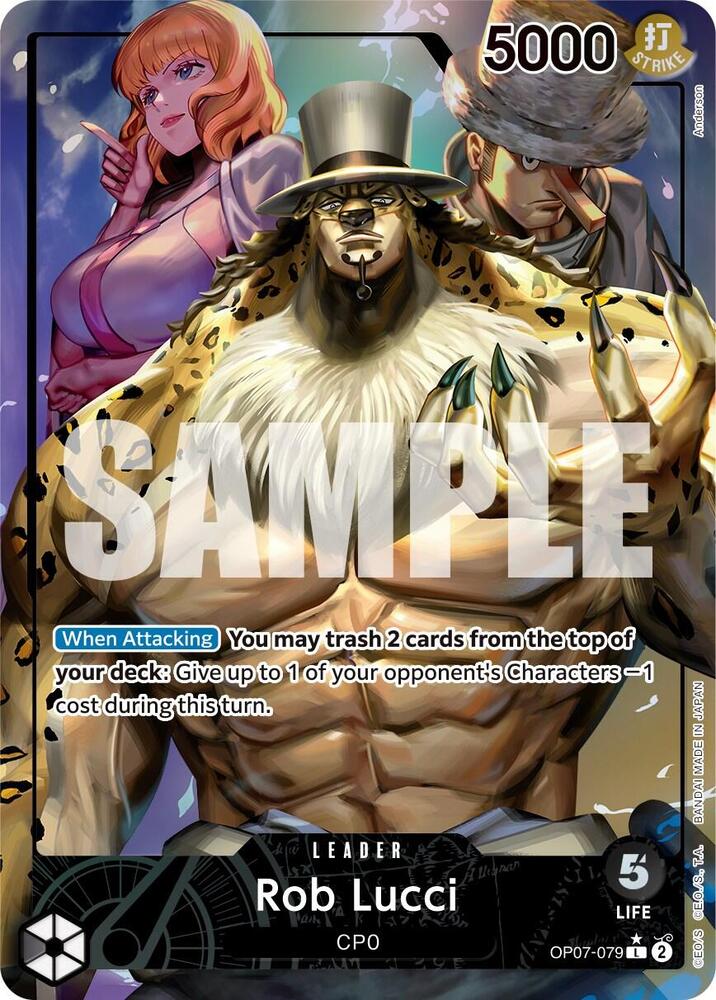 Rob Lucci OP07-079 (500 Years in the Future)  - Alternate Art Foil | Good Games North