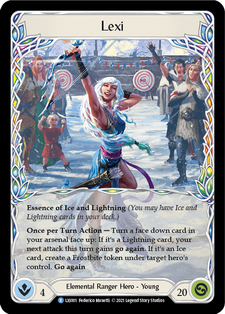 Lexi [LXI001] (Tales of Aria Lexi Blitz Deck)  1st Edition Rainbow Foil | Good Games North