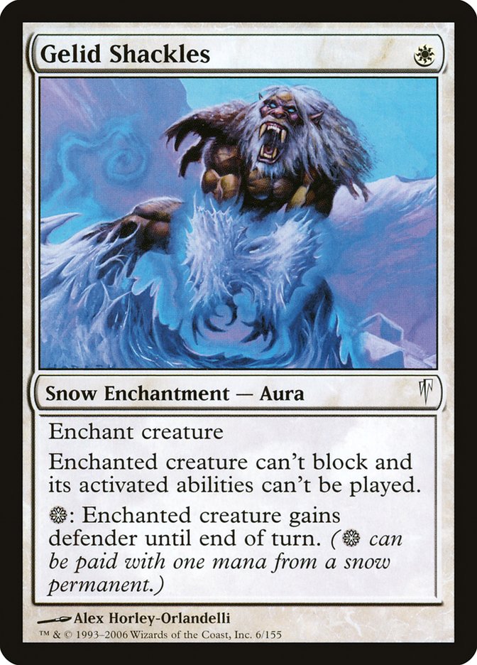 Gelid Shackles 6/155 (Coldsnap)  - Foil | Good Games North