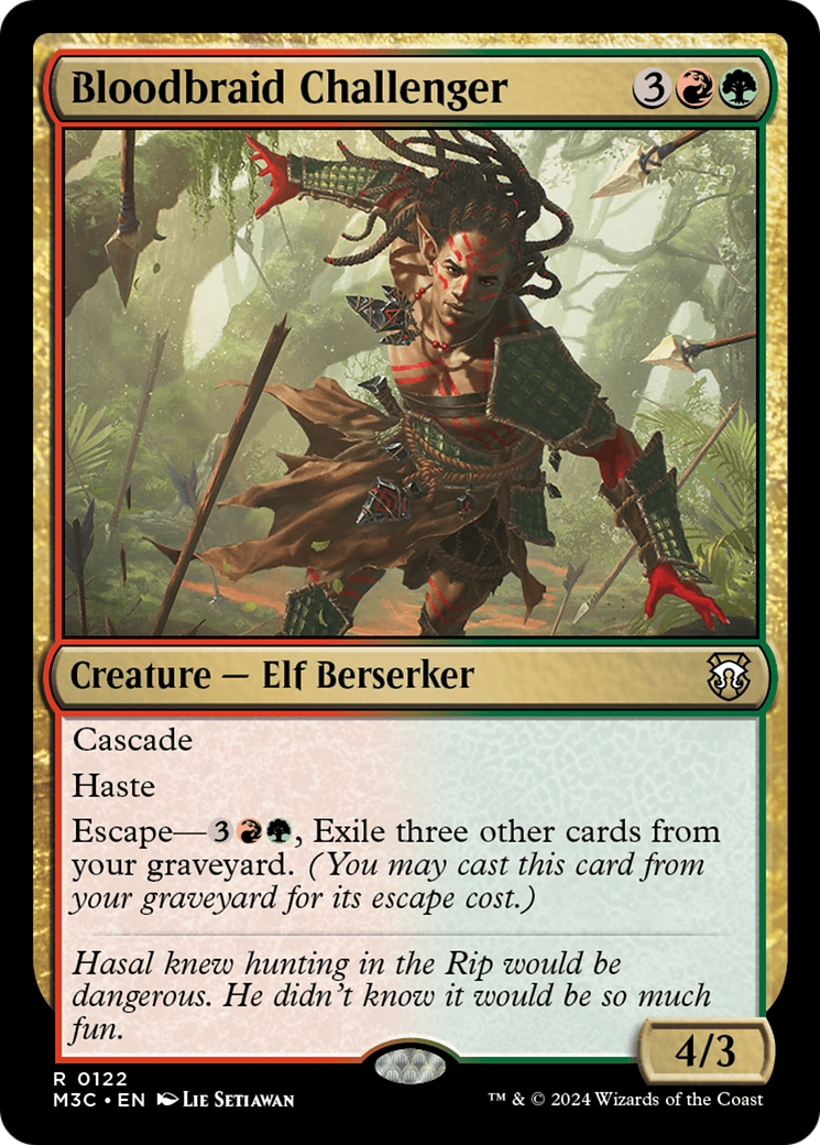 Bloodbraid Challenger [Modern Horizons 3 Commander] | Good Games North