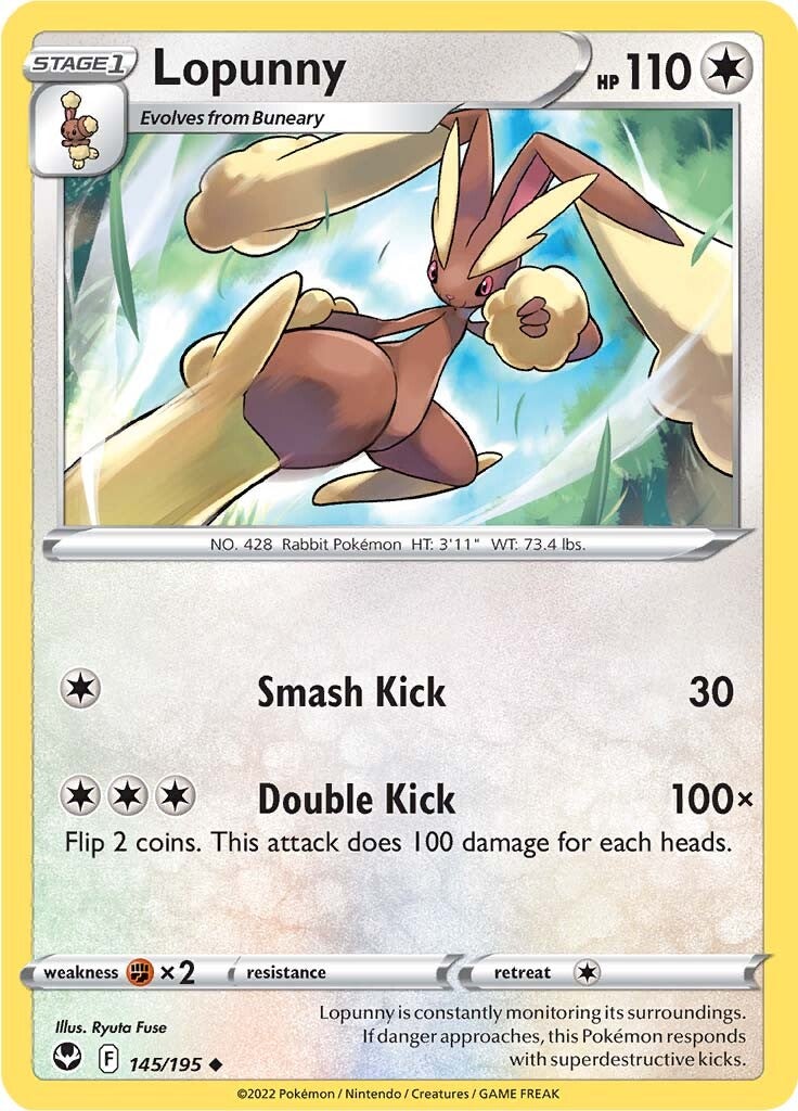 Lopunny (145/195) [Sword & Shield: Silver Tempest] | Good Games North