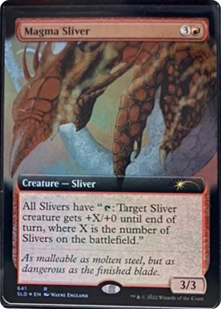 Magma Sliver (Extended Art) [Secret Lair Drop Series] | Good Games North