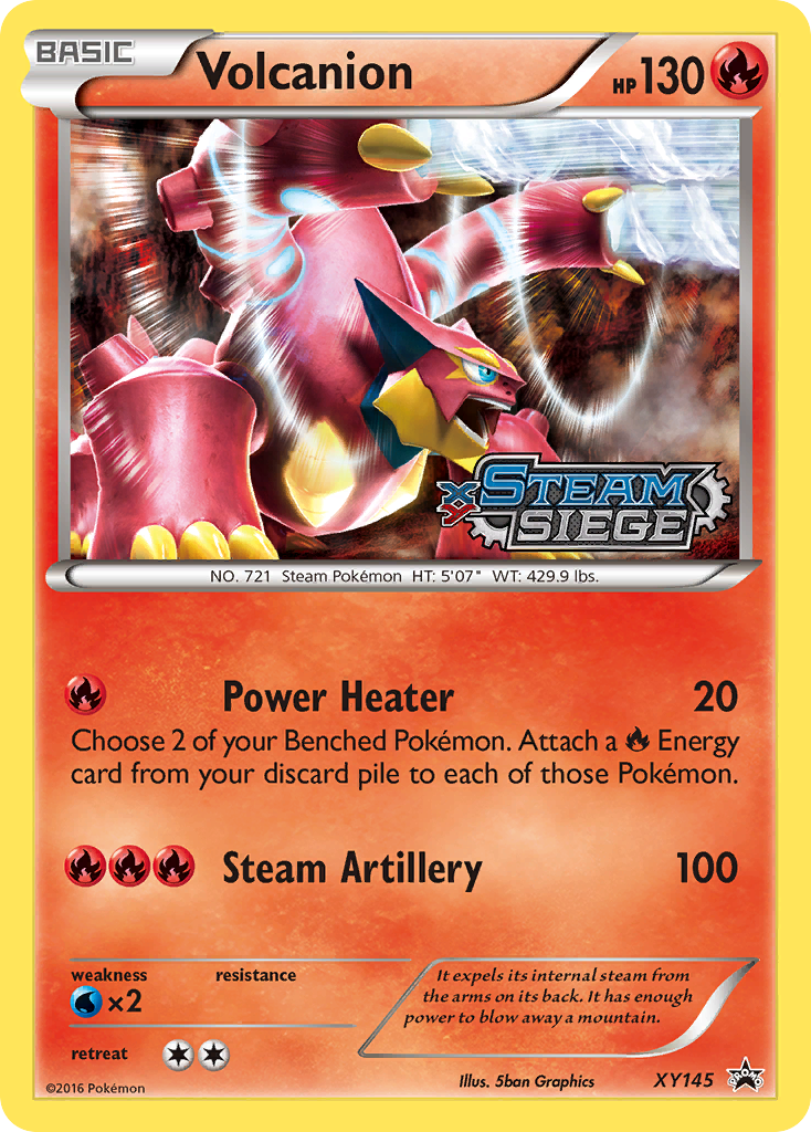 Volcanion (XY145) [XY: Black Star Promos] | Good Games North