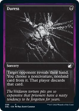 Duress (Innistrad: Double Feature)  - Foil | Good Games North
