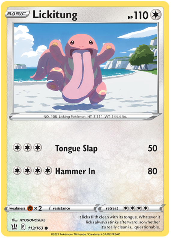 Lickitung (113/163) [Sword & Shield: Battle Styles] | Good Games North