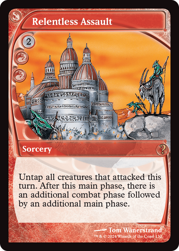 Relentless Assault (Future Sight) [Mystery Booster 2] | Good Games North