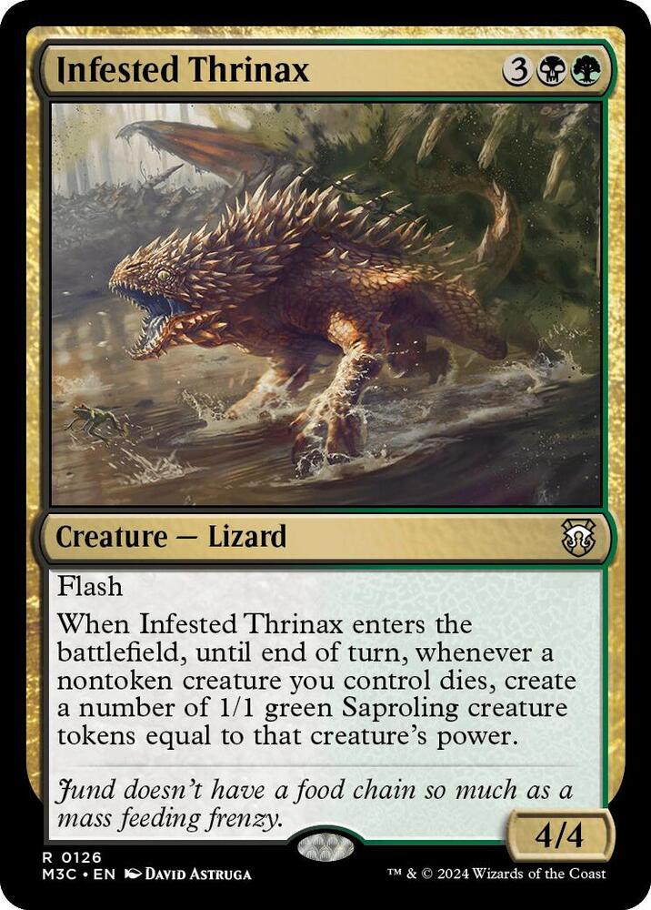 Infested Thrinax (Commander: Modern Horizons 3)  | Good Games North