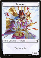 Phyrexian Goblin // Samurai Double-Sided Token [Phyrexia: All Will Be One Tokens] | Good Games North