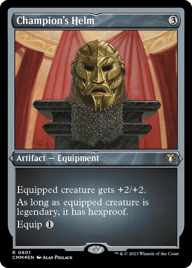 Champion's Helm (Foil Etched) [Commander Masters] | Good Games North