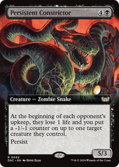 Persistent Constrictor (Extended Art) [Duskmourn: House of Horror Commander] | Good Games North