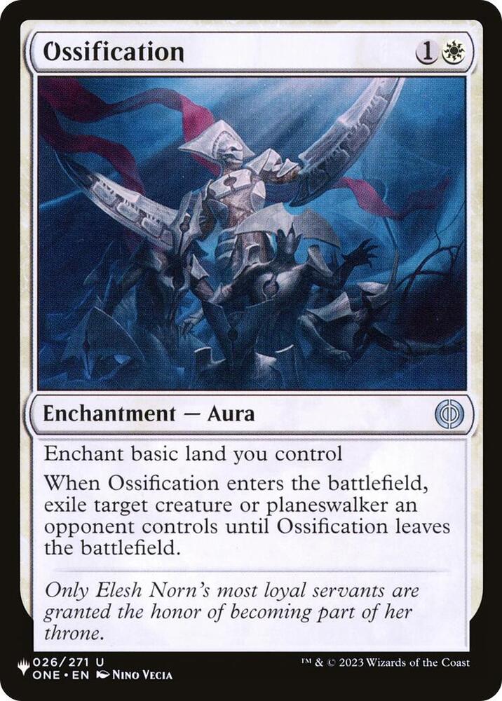 Ossification (The List Reprints)  | Good Games North