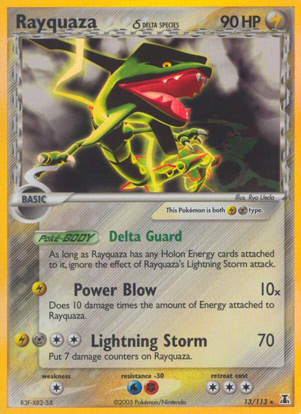 Rayquaza (13/113) (Delta Species) [EX: Delta Species] | Good Games North