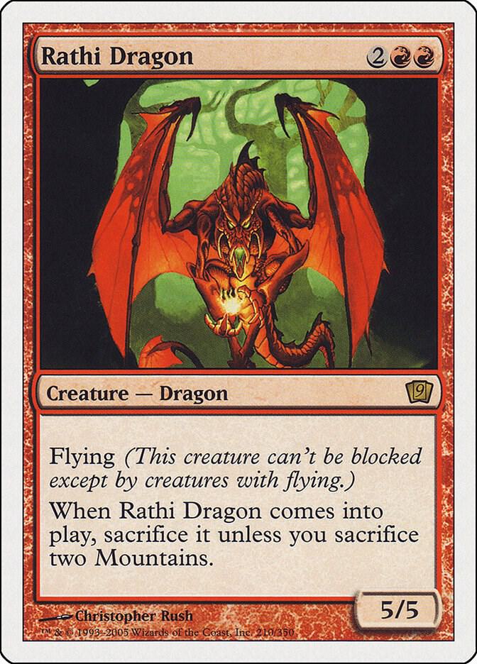 Rathi Dragon (9th Edition)  - Foil | Good Games North