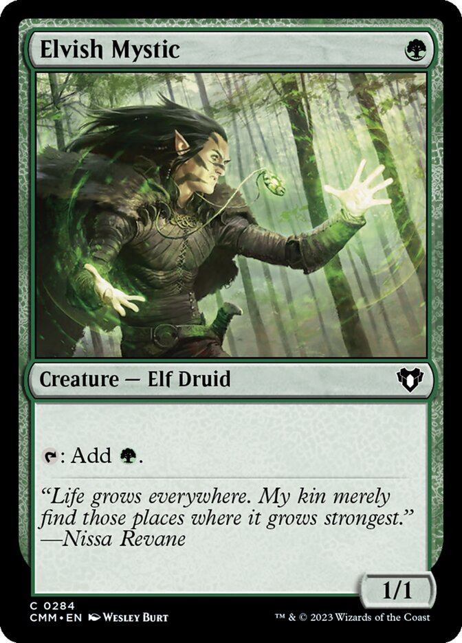 Elvish Mystic 284/451 (Commander Masters)  | Good Games North