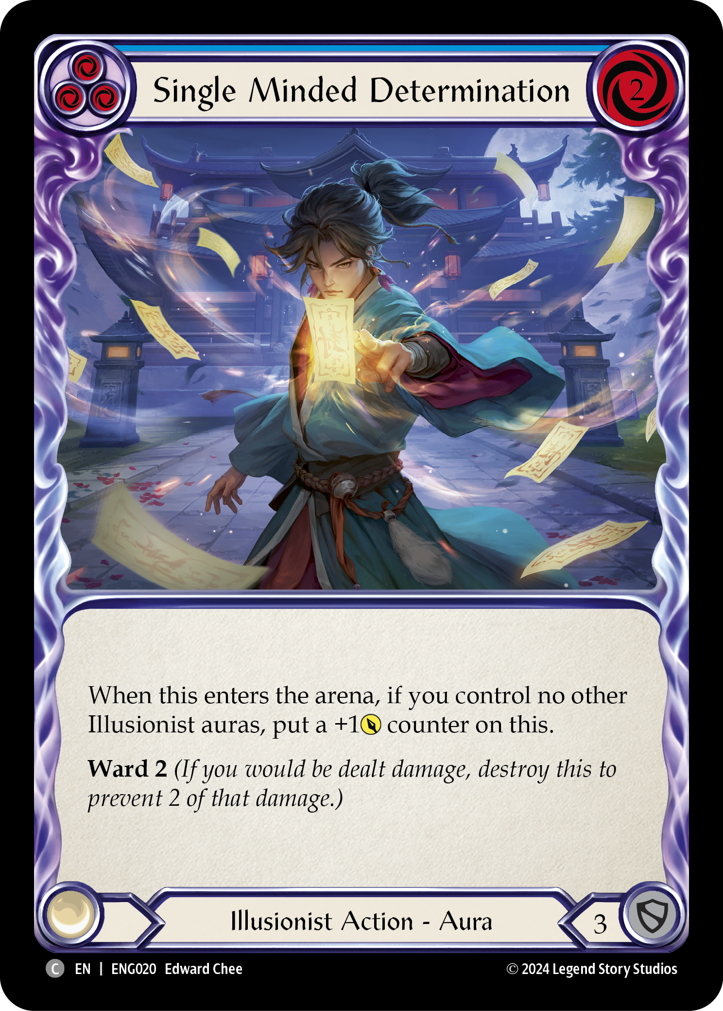 Single Minded Determination [ENG020] (Part the Mistveil Enigma Blitz Deck) | Good Games North