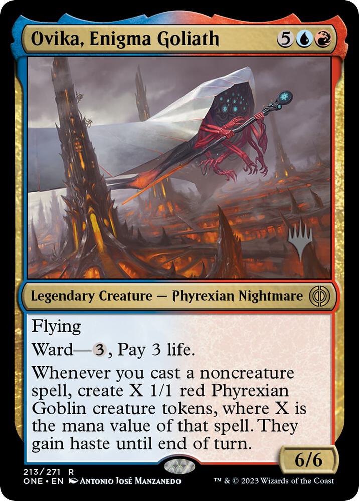 Ovika Enigma Goliath (Promo Pack: Phyrexia: All Will Be One)  | Good Games North