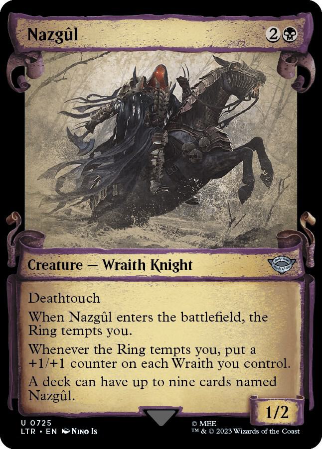 Nazgul 0725 Showcase Scrolls (Universes Beyond: The Lord of the Rings: Tales of Middle-earth)  | Good Games North