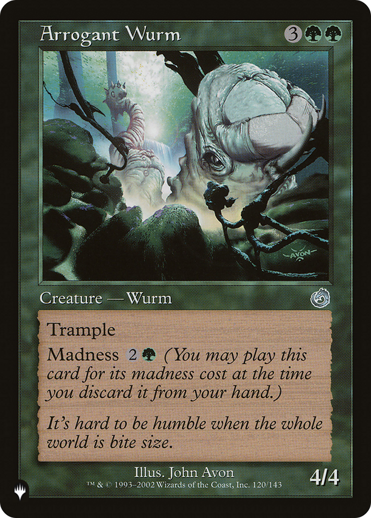 Arrogant Wurm [The List] | Good Games North