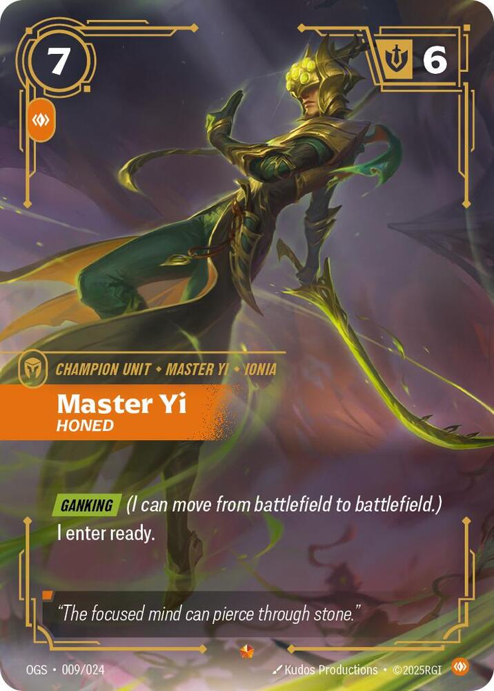 Master Yi Honed (Origins: Proving Grounds)  | Good Games North