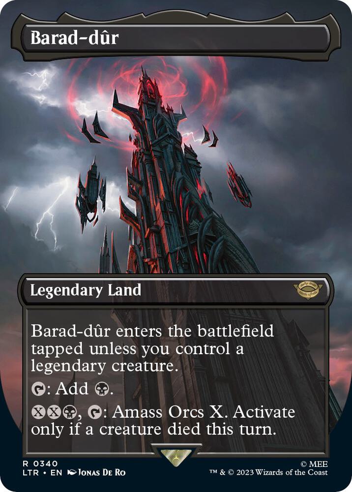 Barad dur 0340 Borderless (Universes Beyond: The Lord of the Rings: Tales of Middle-earth)  - undefined | Good Games North