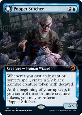 Poppet Stitcher Extended Art (Innistrad: Midnight Hunt)  - Foil | Good Games North