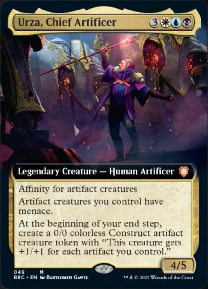 Urza, Chief Artificer (Extended Art) [The Brothers' War Commander] | Good Games North