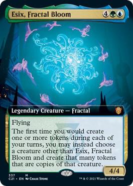 Esix Fractal Bloom Extended Art (Commander 2021)  | Good Games North