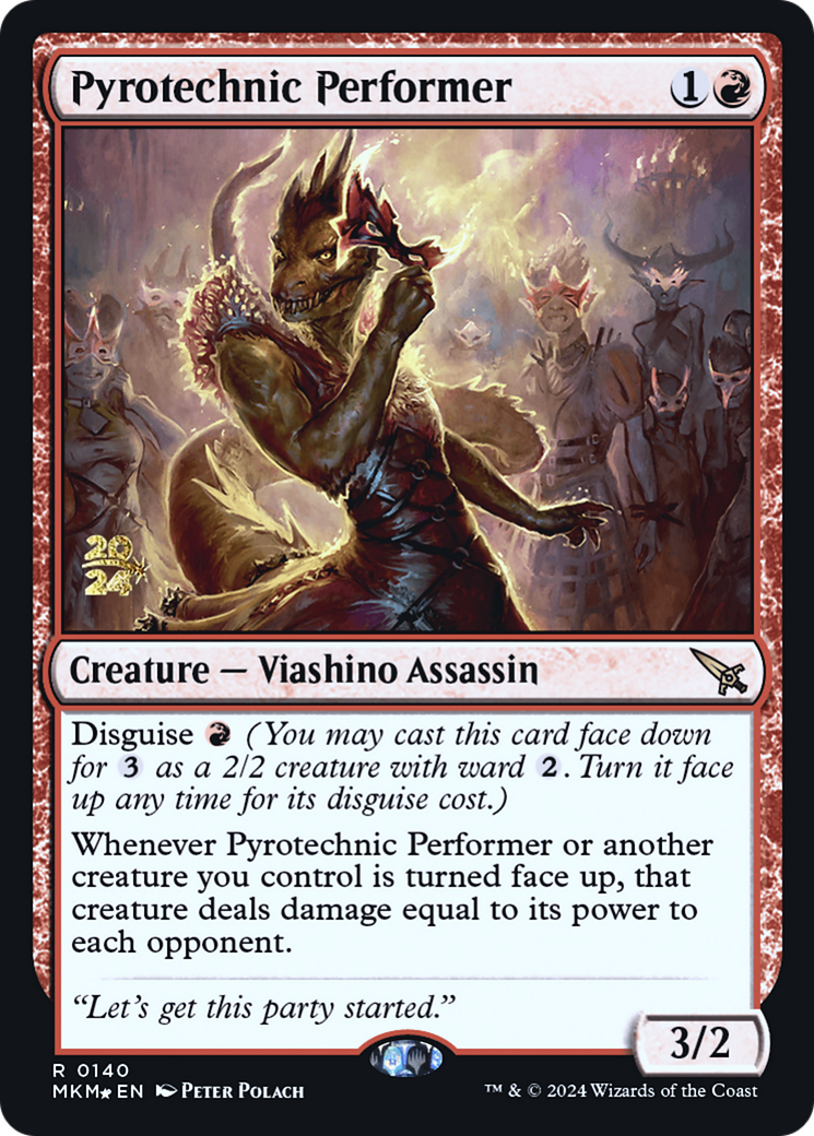 Pyrotechnic Performer [Murders at Karlov Manor Prerelease Promos] | Good Games North