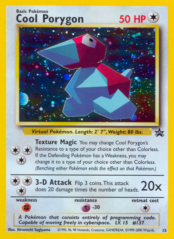 Cool Porygon (15) [Wizards of the Coast: Black Star Promos] | Good Games North