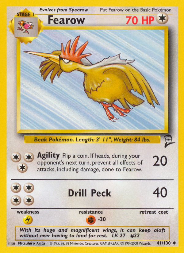 Fearow (41/130) [Base Set 2] | Good Games North