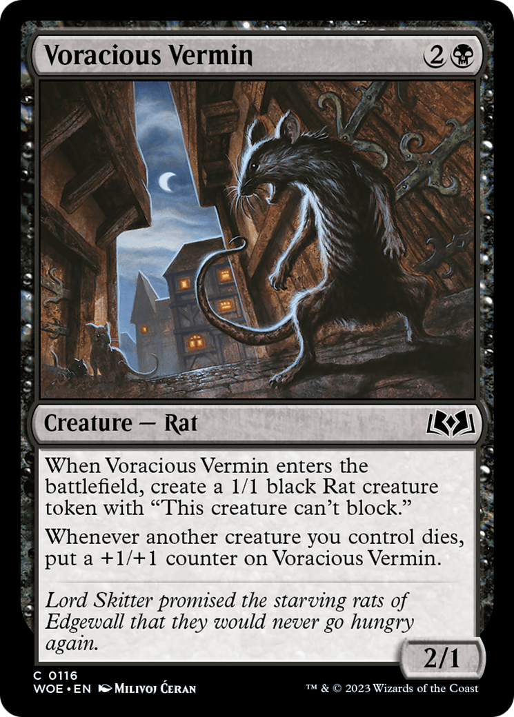 Voracious Vermin [Wilds of Eldraine] | Good Games North