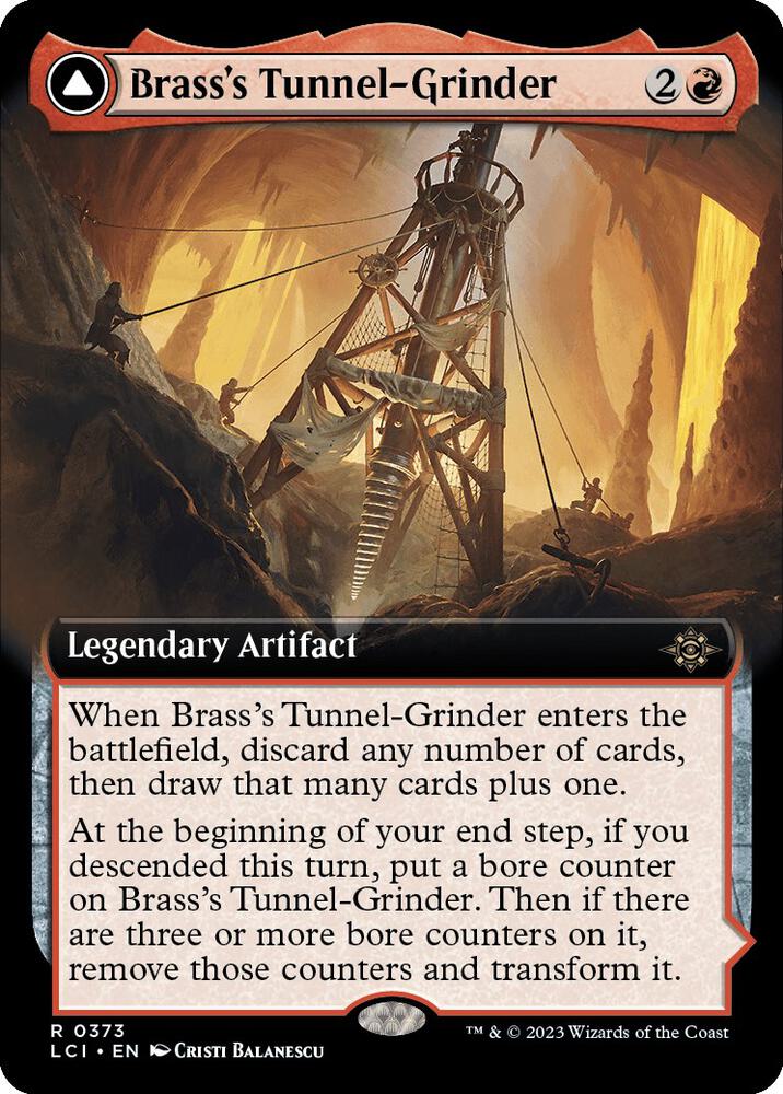 Brasss Tunnel Grinder Extended Art (The Lost Caverns of Ixalan)  | Good Games North