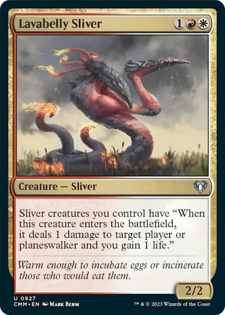 Lavabelly Sliver [Commander Masters] | Good Games North