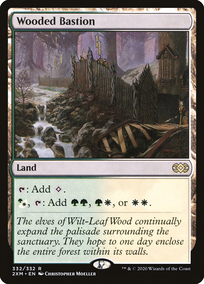 Wooded Bastion (Double Masters)  - Foil | Good Games North