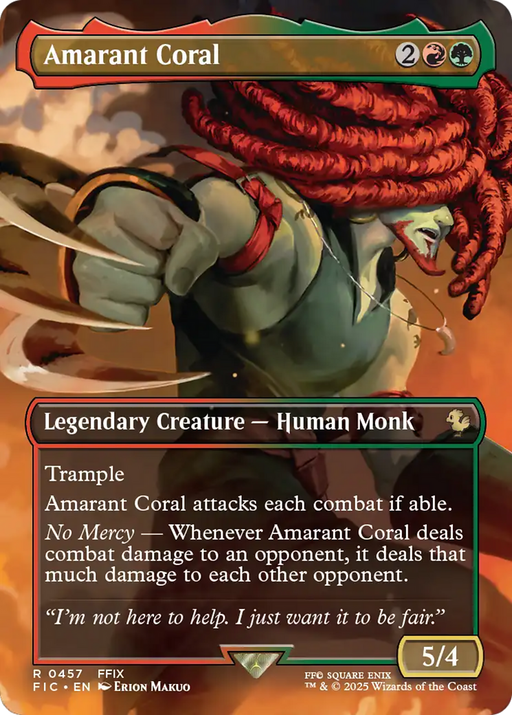 Amarant Coral (Borderless) [FINAL FANTASY Commander] | Good Games North
