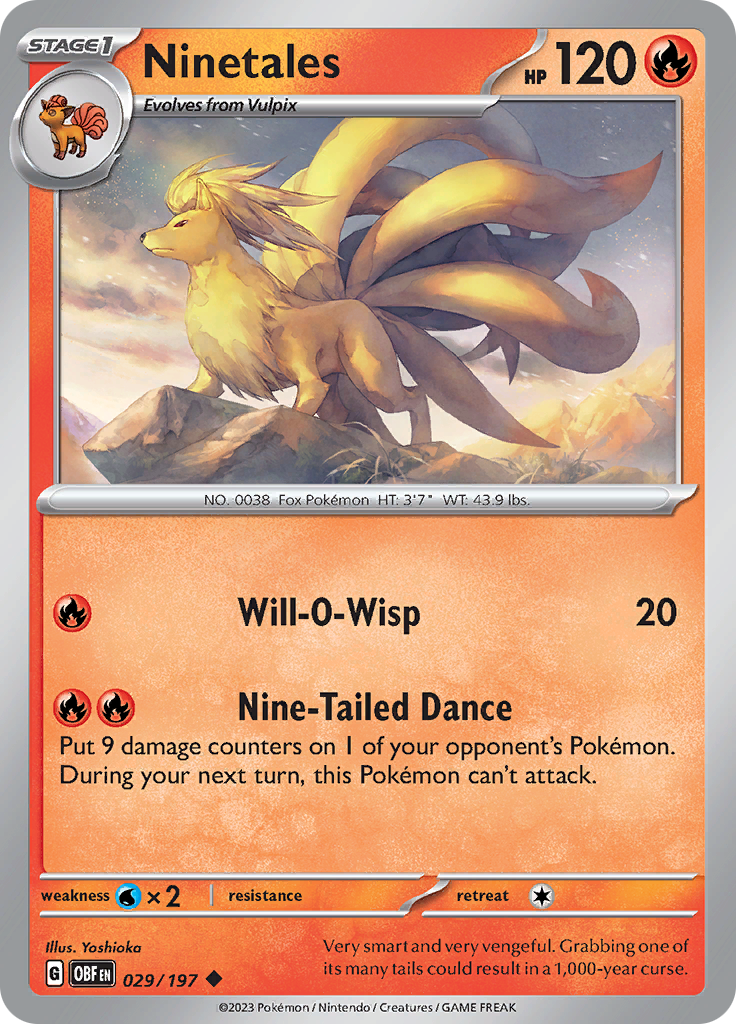 Ninetales (029/197) [Scarlet & Violet: Obsidian Flames] | Good Games North