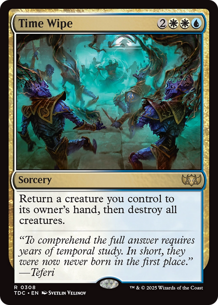 Time Wipe [Tarkir: Dragonstorm Commander] | Good Games North
