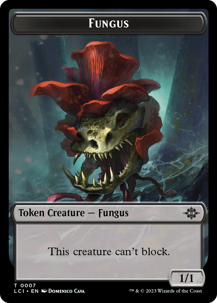 Gnome // Fungus Double-Sided Token [The Lost Caverns of Ixalan Tokens] | Good Games North