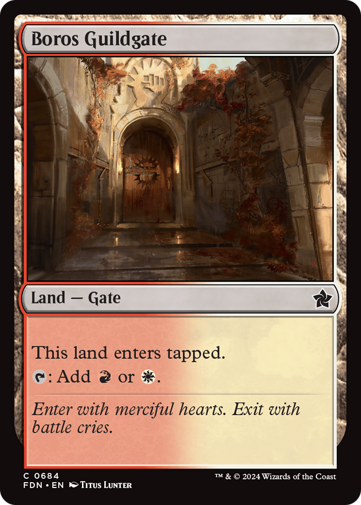 Boros Guildgate [Foundations] | Good Games North