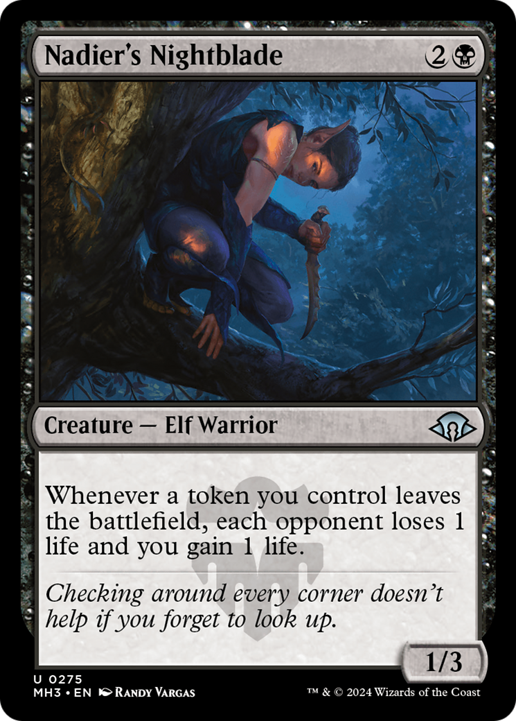Nadier's Nightblade [Modern Horizons 3] | Good Games North