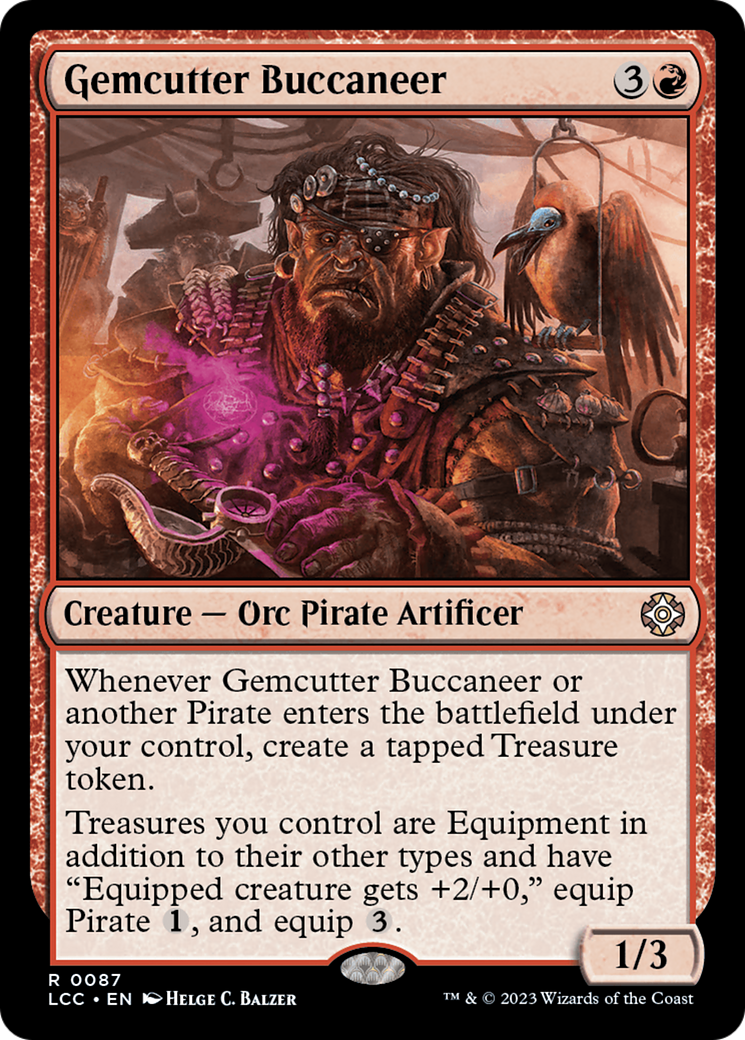 Gemcutter Buccaneer [The Lost Caverns of Ixalan Commander] | Good Games North