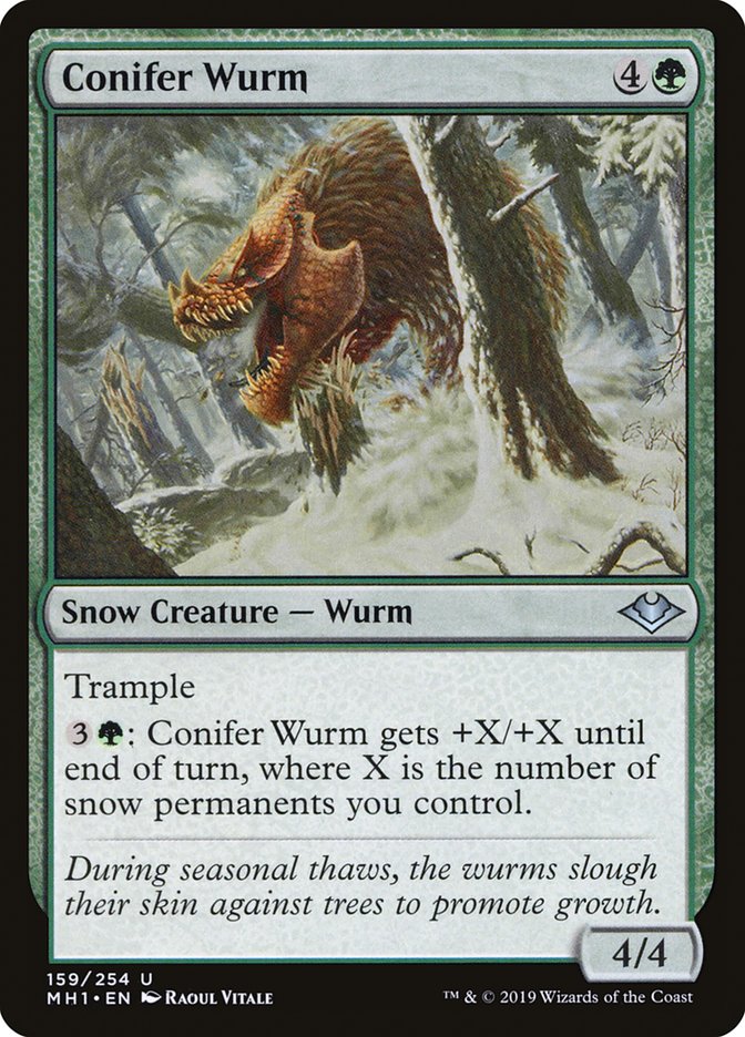 Conifer Wurm [Modern Horizons] | Good Games North