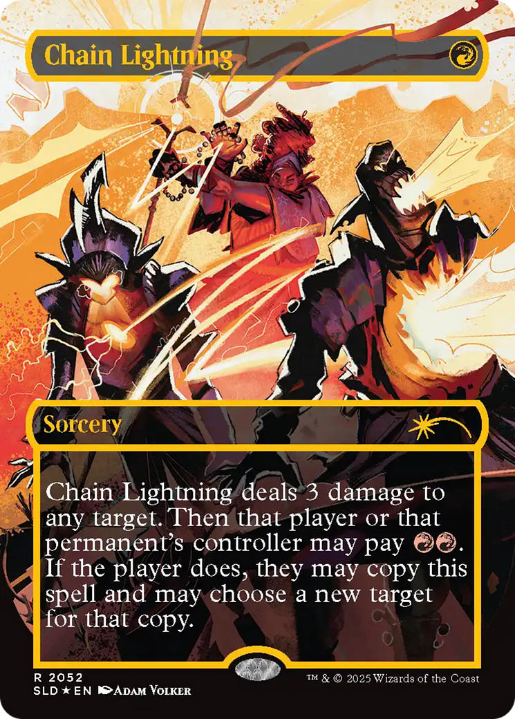 Chain Lightning (2047) (Raised Foil) [Secret Lair Drop Series] | Good Games North